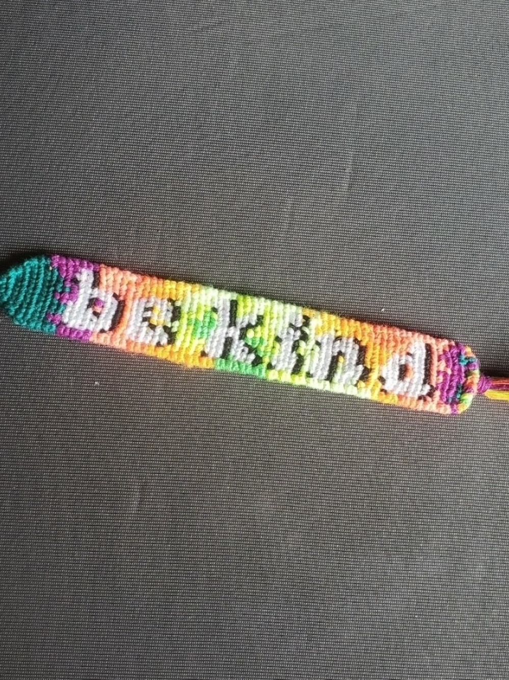 Be Kind Neon Keychain